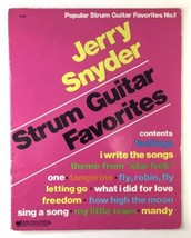 Jerry Snyder Popular Strum Guitar Favorites Volume 1 K736 Sheet Music - $15.00