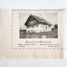 1940 Pension Hotel Streidl Murnau City Advertisement Germany Import DWMM3 - $19.99