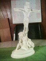 Vtg 1982 Jesus Crucifix w/Centurion Ceramic Reece Kimble Mold Corp Unfinished - £19.98 GBP