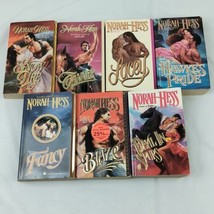 7 Norah Hess Books Lot Historical Romance Vintage Paperbacks Leisure Rea... - $18.69