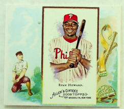 2008 Topps Allen and Ginter N43 Ryan Howard #N43-RH Baseball Card with Wrapper - £8.99 GBP