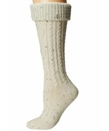 UGG Tall Knee Socks Shaye Rainboot Sock Cream Speckled New - £27.24 GBP