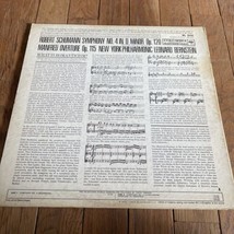 Columbia 6 Eye Robert Schumann / Bernstein New York Philharmonic LP ML 5656 - £7.93 GBP
