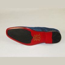 Mens AFTER MIDNIGHT Casual Comfort shoes Lion Ornament Denim 6911 Blue image 4