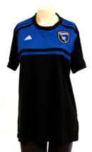 Adidas ClimaLite MLS San Jose Earthquakes Soccer Jersey Women&#39;s Large L NWT - £94.88 GBP