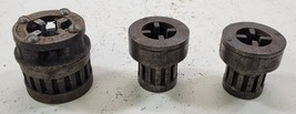 PV) Lot of 3 Toledo Pipe Threading Machine Die Heads 1/4&quot; - 3/8&quot; - 1/2&quot; - $49.49