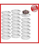 Elegant 20 Count 18 Inch Clear Plastic Plant Trays - Perfect for Indoor ... - $74.36 CAD