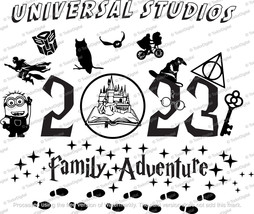 Universal Studios, Family Adventure Svg File, Adventure 2023 SVG design,... - £3.08 GBP