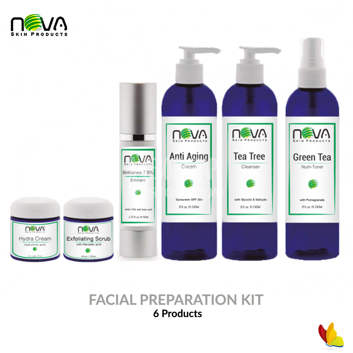 Primary image for Facial Preparation Peel Kit 6 Products By Nova Skin