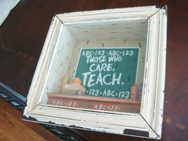 Shadow Compatible with Box Those who Care, Teach, 3&quot; Tall by 11&quot; x 11&quot; C... - £36.13 GBP