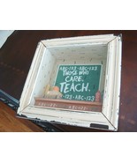 Shadow Compatible with Box Those who Care, Teach, 3&quot; Tall by 11&quot; x 11&quot; C... - $62.55 CAD