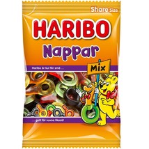 HARIBO Nappar MIX pacifier gummies with licorice 375g-Made in Denmark FREE SHIP - £12.33 GBP