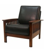Mission Craftsman Shaker Leather Like Morris Chair - New! - £476.15 GBP