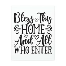  Bless This Home And All Who Enter Isaiah 32:18 Christian Wall A - £60.74 GBP+