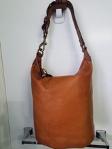 Authentic COACH Bleecker Duffle XL Shoulder Bag 11423 British Tan GUC! - £179.85 GBP