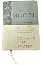 Daily Devotional Portraits of Devotion by Beth Moore Bible Study Good Used Cond. - £3.96 GBP