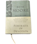 Daily Devotional Portraits of Devotion by Beth Moore Bible Study Good Us... - £3.94 GBP