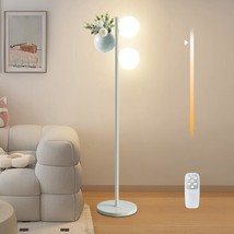 Floor Lamps For Living Room With 3 Color Temperatures, Modern 2 Globe Floor Lamp - £39.34 GBP