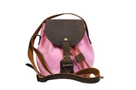 Handmade Ladies Backpack, Travel Leather Bag, Cross Body Belted Bag, - £107.81 GBP