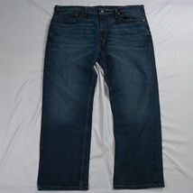 Levis 40 x 30 559 Relaxed Straight Dark Wash Stretch Denim Jeans - £17.95 GBP