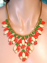 Kate Spade Neon Colors Statement Necklace and Earrings. Adjustable Chain - £55.15 GBP