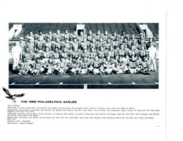 1969 PHILADELPHIA EAGLES 8X10 TEAM PHOTO FOOTBALL NFL PICTURE - £3.88 GBP