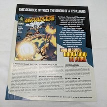 Mutant Masterminds Preview Sample Sellsheet Superhero RPG - $17.81