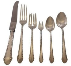 Chased Romantique by Alvin Sterling Silver Flatware Set Service 51 Pieces Dinner - €2.219,67 EUR