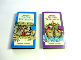 My Bible Treasury Old &amp; New Testament Children&#39;s Books Vintage 1999 - £6.25 GBP