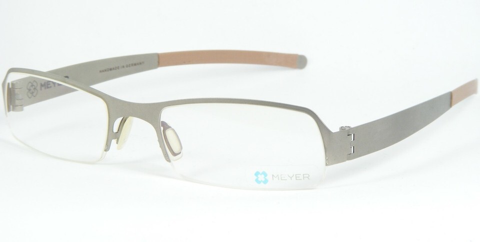 MEYER MALMO LIGHT PEWTER METALLIC EYEGLASSES FRAME TITANIUM 47-15-133mm ... - $71.86