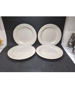 Pottery Barn Emma Beaded Rim Dinner Plates, Set of 4, 11&quot;, Portugal Made... - $65.17 CAD