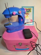 Alex Toy Sewing Machine Battery Powered with Pink Case & Supplies - £38.45 GBP