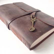 Leather Recipe Book, Blank Cookbook, Chef Gift, Personalized Recipe Book, Annive - £72.75 GBP