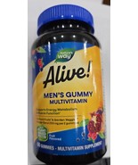Nature&#39;s Way Alive! Men&#39;s Gummy Multivitamin, Fruit Flavored, 60 Ct EXP ... - $257.07 MXN