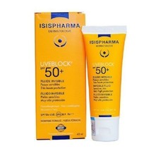 Isispharma~UVEBlock 50+ Invisible Fluid~40 ml~High Quality Effective Pro... - $48.99