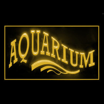 200017B Open Aquarium Aquarist Marine Saltwater Whale Fish Glass LED Light Sign - £17.58 GBP