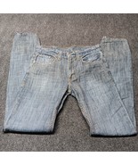 Levi's 511 Jeans Men 32x34 Blue Denim Pants Low Slim Pants Straight Leg - $22.99