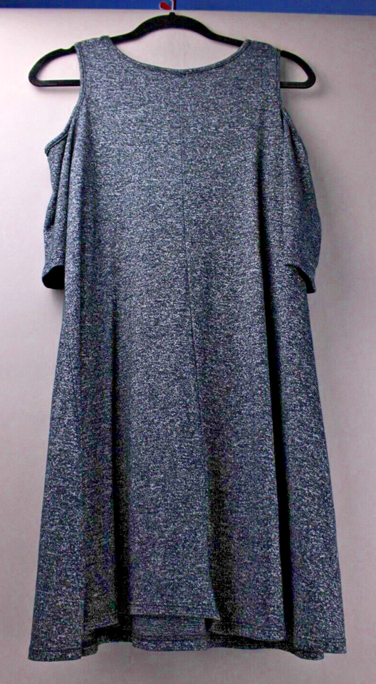 Primary image for Acemi Dress Womens Size Med Cold Shoulder Cozy Color Gray fit and flair