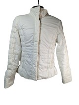 MERRELL Jacket Opti-Warm White Ivory  Lined Puffer Women Sz Large - $23.52
