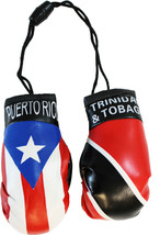 Puerto Rico and Trinidad and Tobago Mini Boxing Gloves - £4.59 GBP