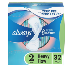 Always Infinity Pads, Heavy, with Wings Unscented, Size 232.0ea - $19.99