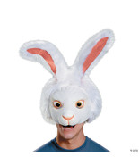 White rabbit headpiece adult - $775.61 MXN
