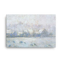 Claude Monet Snow Effect, The Boulevard de Pontoise at Argenteuil, 1875 Canvas P - £78.21 GBP+