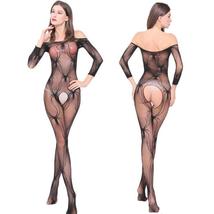 Women Sexy Lingerie Transparent Black Erotic Bodysuit - £18.42 GBP