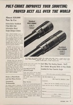 1955 Print Ad Poly-Choke Standard &amp; Ventilated Chokes for Shotguns Hartf... - £15.53 GBP