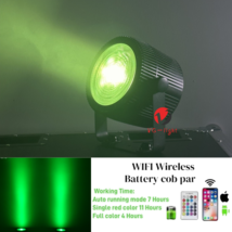 30w RGBW Battery Powered Wireless LED COB Par Light for Stage Wedding Up... - $202.25