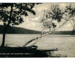Life Girls Camp Lake Mashipacong Postcard Sussex New Jersey 1946 - $9.90
