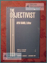 Ayn Rand The Objectivist September 1969 Apollo 11 - £11.46 GBP