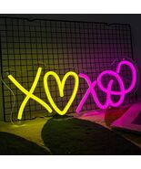 Heart Neon Signs I LOVE YOU Pink LED Light Wall Decor Wedding Party Gift - $109.79 MXN