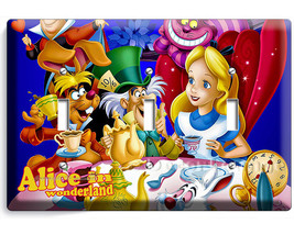 Alice in Wonderland mad Hatter White Rabbit Cheshire Cat triple light sw... - $26.99